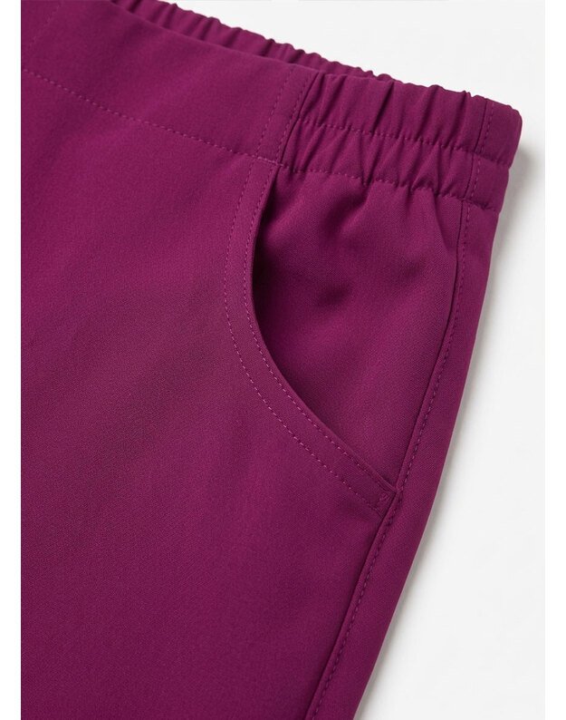 Tiesios medicininės kelnės su elastanu. Ciklamenas