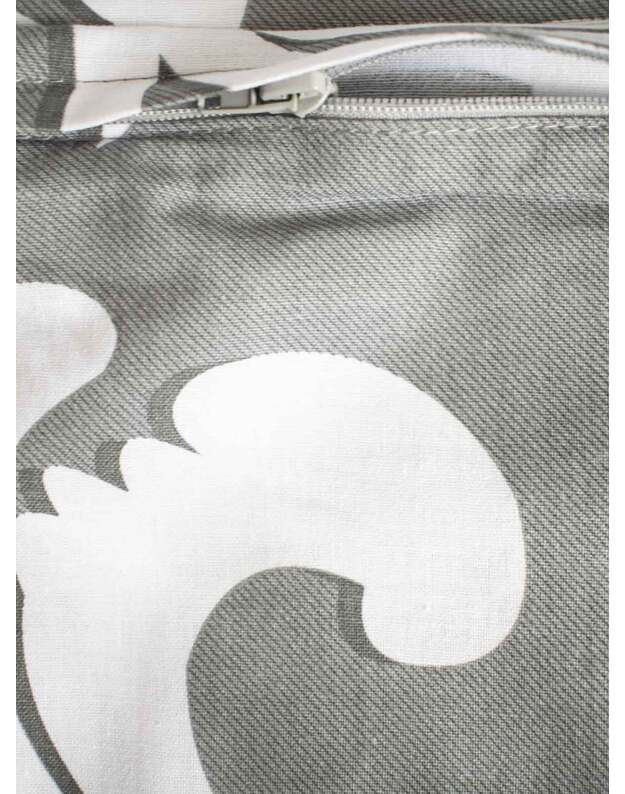 Dvigulis medvilnės patalynės komplektas. Modernus Damaskas