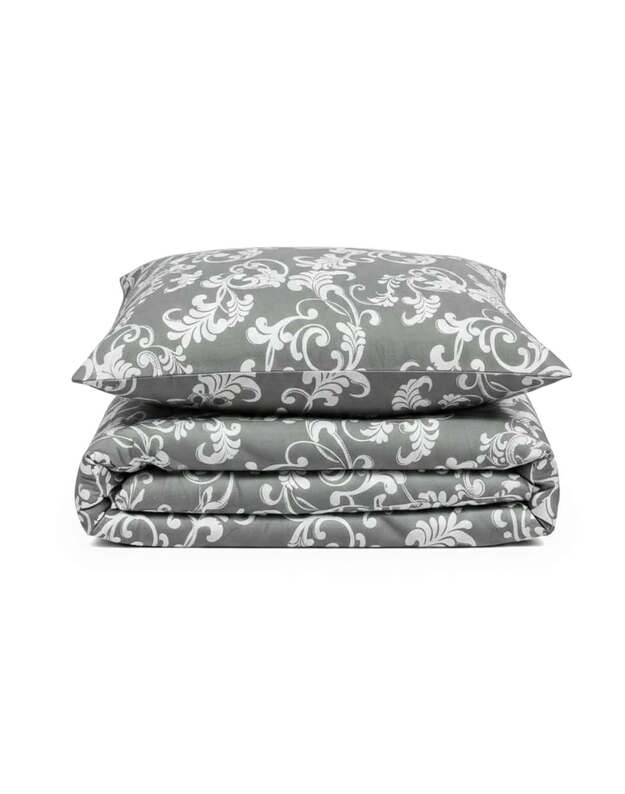 Viengulis medvilnės patalynės komplektas. Modernus Damaskas