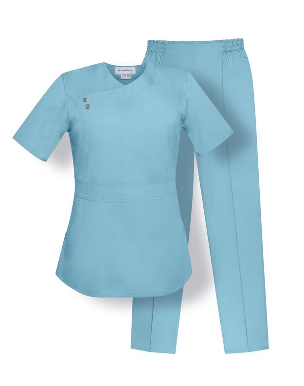 MKOM_Komplektas. Netamprus audinys. Šviesiai žydras 