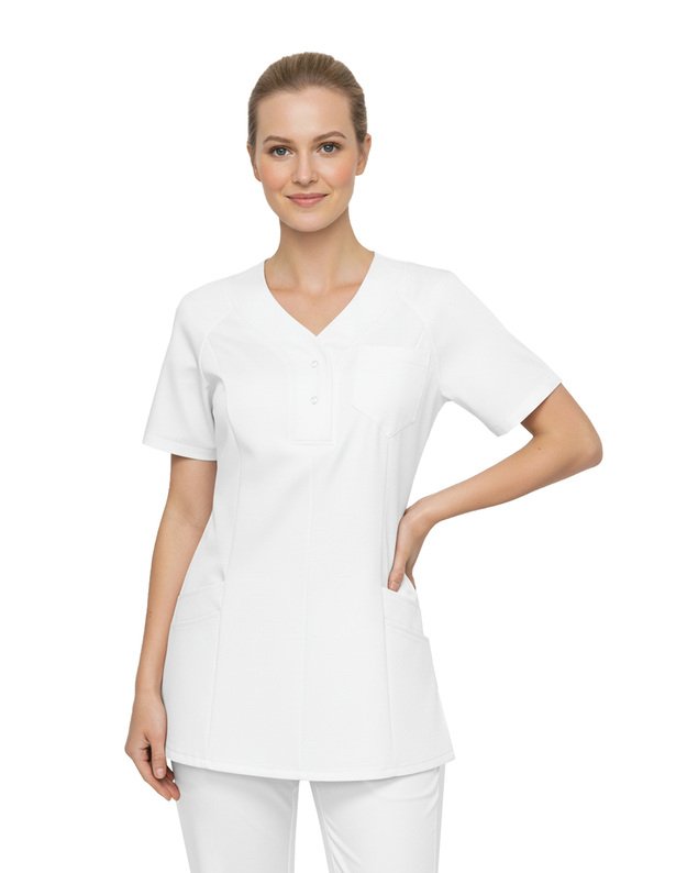 MP_Palaidinė tampraus audinio. Plankutė. Balta.