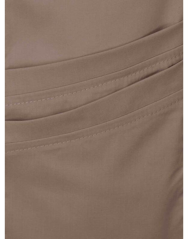 Lengva, plono audinio medicininė palaidinė su medvilne. Kapučino ruda