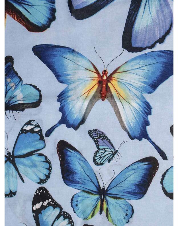 Viengulis medvilninis patalynės komplektas. Drugeliai