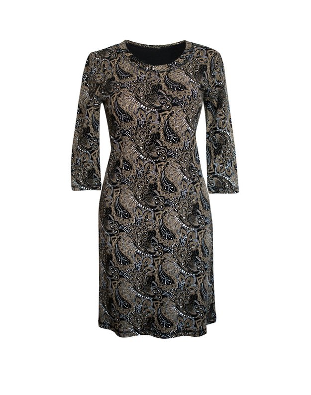 Persiško Paisley rašto suknelė 