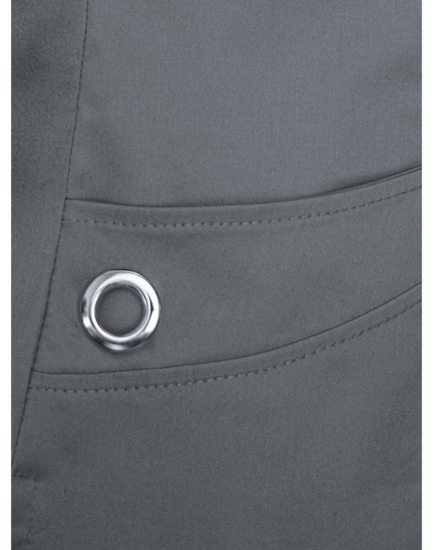 MKOM_Komplektas su elastanu. Asimetriška apykaklė. Tamsi pilka 3