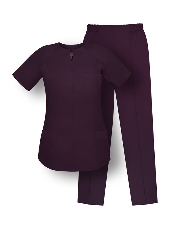 MKOM_Komplektas su elastanu. Baklažanas