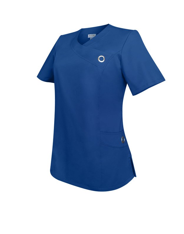 MKOM_Komplektas su elastanu. Asimetriška apykaklė. Ryški mėlyna 1