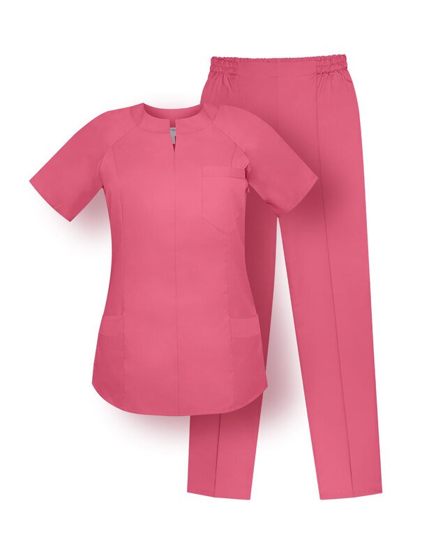 MKOM_Komplektas. Netamprus audinys. Ryški rožinė. L