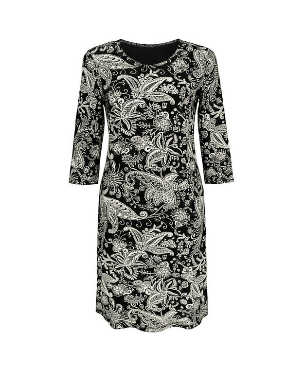 Persiško Paisley rašto suknelė 