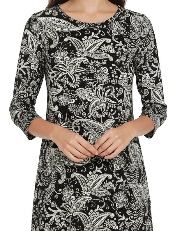 Persiško Paisley rašto suknelė 