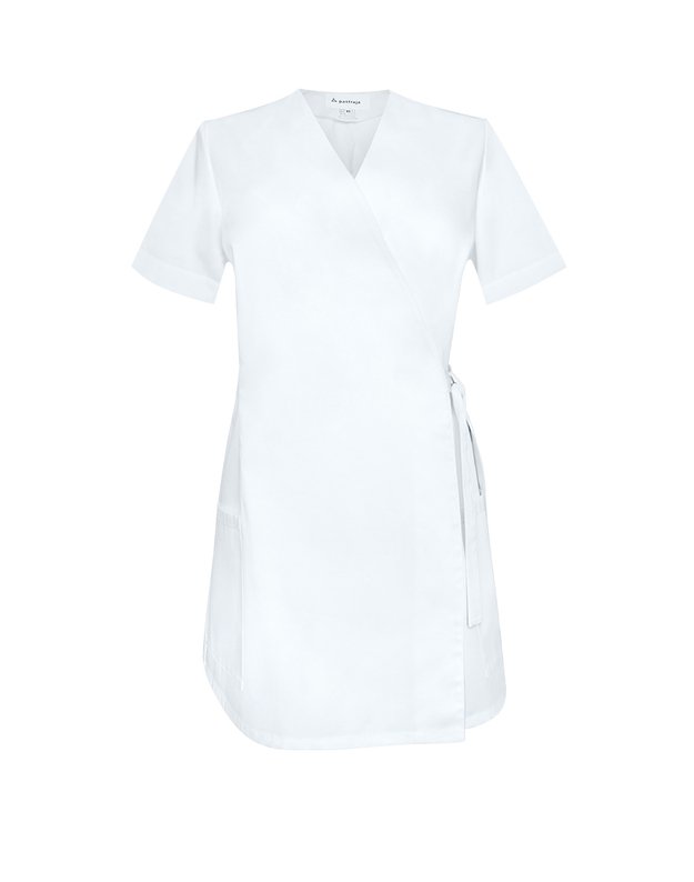 M_SV_Surišamas švarkelis. Trumpos rankovės. Baltas 1