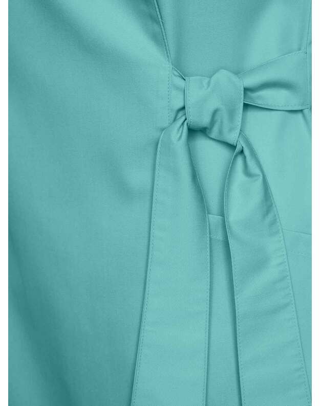 Elegantiškas medicininis švarkelis-tunika su elastanu. Mėtinis