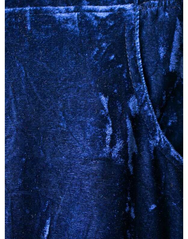 Mėlynas veliūrinis laisvalaikio komplektas 