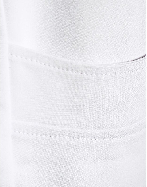 MSV_Susagstomas švarkelis tampraus audinio. Baltas. TRUMPAS 3