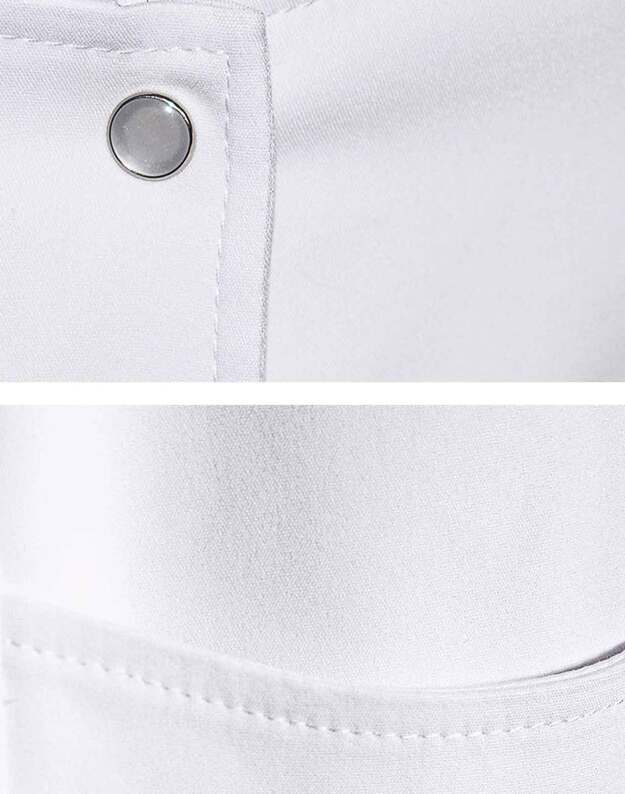 MSV_Susagstomas švarkelis tampraus audinio. Baltas. TRUMPAS